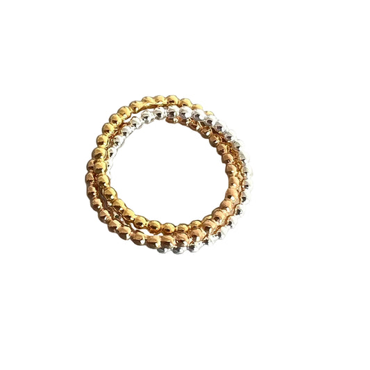 Ring Dina - 925er Silber|24 Karat Roségold|24 Karat gelbgold vergoldet