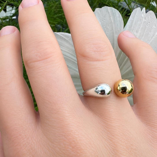 Ring Mia - 925er Silber|24 Karat vergoldet