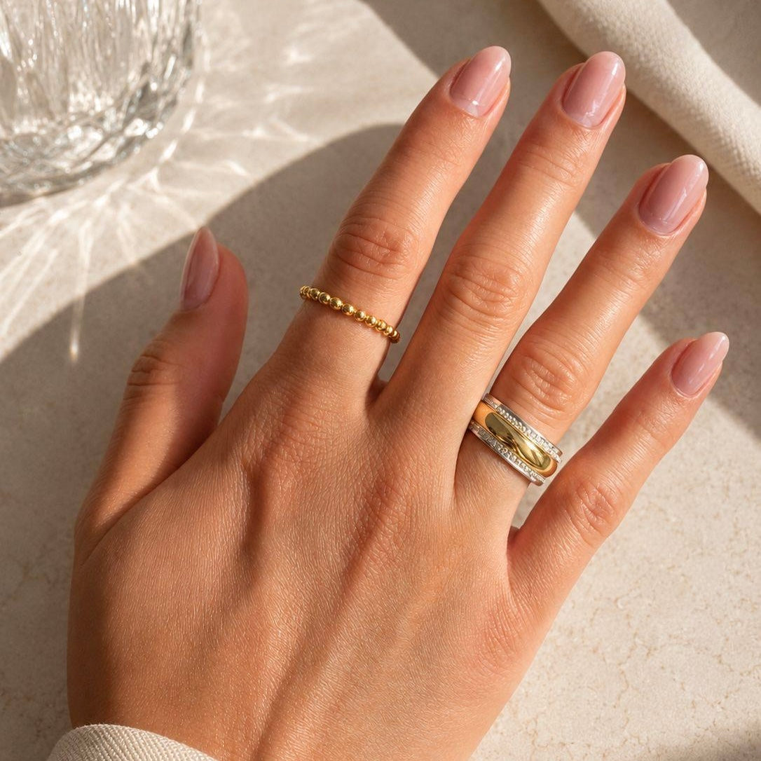 Ring Samira - 925er Silber|24 Karat vergoldet
