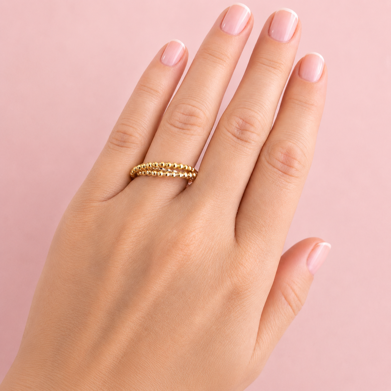 Ring Dina - 925er Silber|24 Karat Roségold|24 Karat gelbgold vergoldet