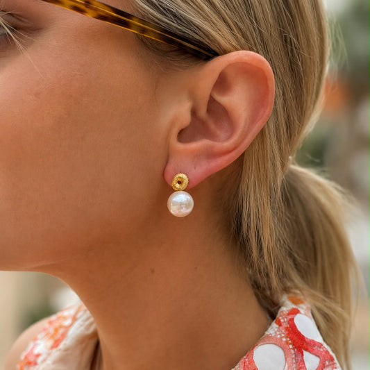 Ohrringe Helena - 925er Silber|24 Karat vergoldet